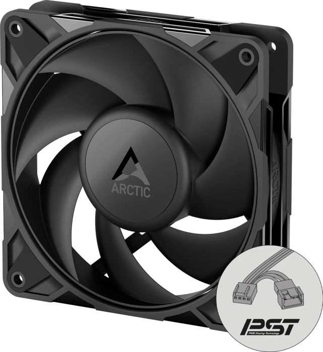 ARCTIC P12 Pro PST LN, schwarz, 120mm, 5er-Pack