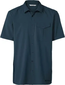 Vaude Rosemoor II Hemd kurzarm dark sea uni (Herren)