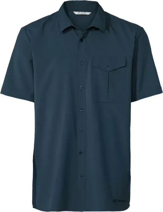 Vaude Rosemoor II Hemd kurzarm dark sea uni (Herren)