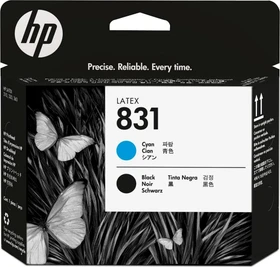 HP Druckkopf 831 Latex cyan/schwarz