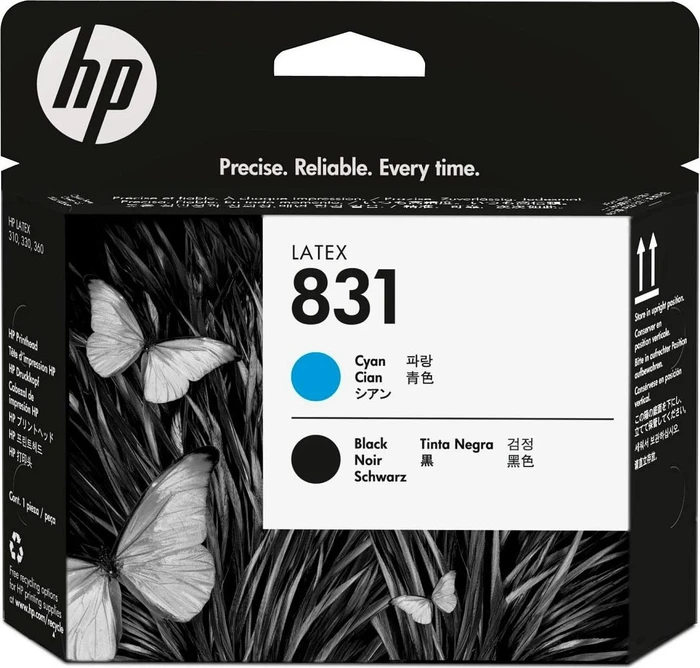 HP Druckkopf 831 Latex cyan/schwarz