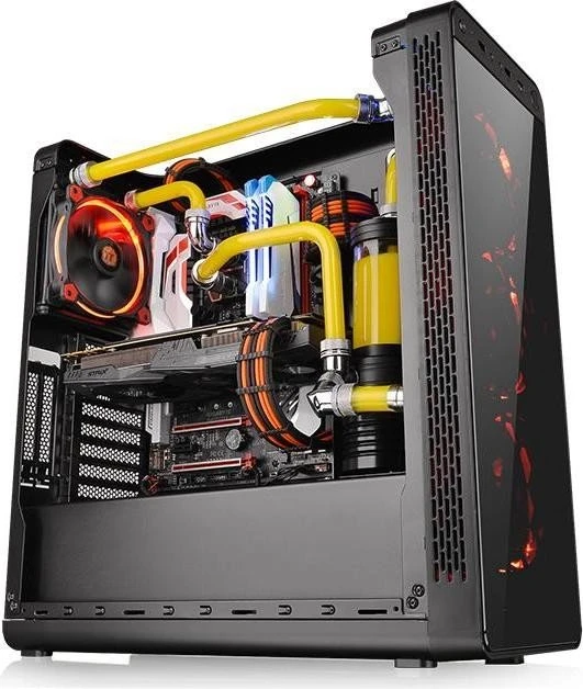 Thermaltake View 27 Gull-Wing schwarz, Acrylfenster
