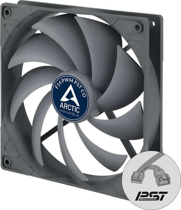 ARCTIC F14 PWM PST CO grau, 140mm