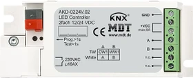 MDT RGBW LED Controller AKD 2-fach, 3/6A, 12/24V CV LED (AKD-0224V.02)