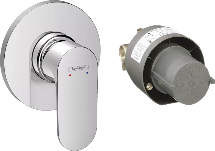 Hansgrohe Rebris S Einhebel-Brausemischer-Set für Unterputzmontage chrom