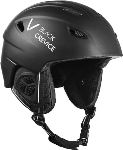 Black Crevice Streif Helm schwarz