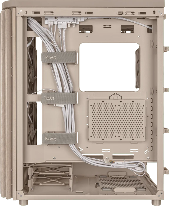 ASUS ProArt PA401 Wood Edition, beige, Tempered Glass Panel, Glasfenster