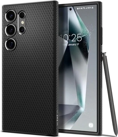 Spigen Liquid Air für Samsung Galaxy S24 Ultra Matte Black