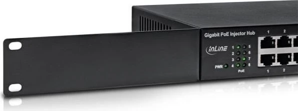 InLine Desktop Gigabit PoE-Injektor, 16x RJ-45, 120W PoE+