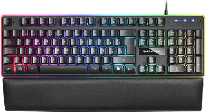 Mars Gaming MK320, LEDs RGB, schwarz, USB, ES