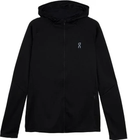 On Climate Zip Hoodie Laufjacke schwarz (Damen)