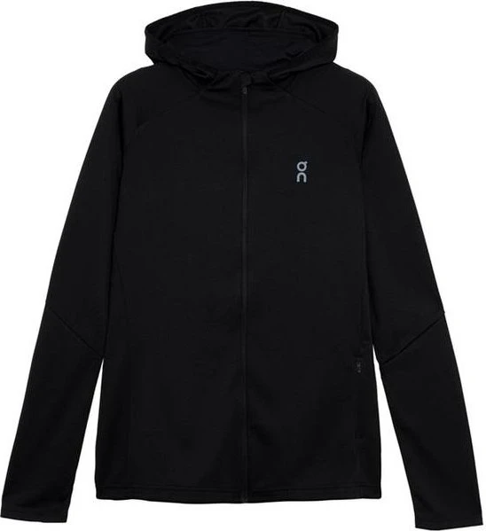 On Climate Zip Hoodie Laufjacke schwarz (Damen)