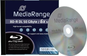 MediaRange BD-R 50GB, 6x, 1er Jewelcase