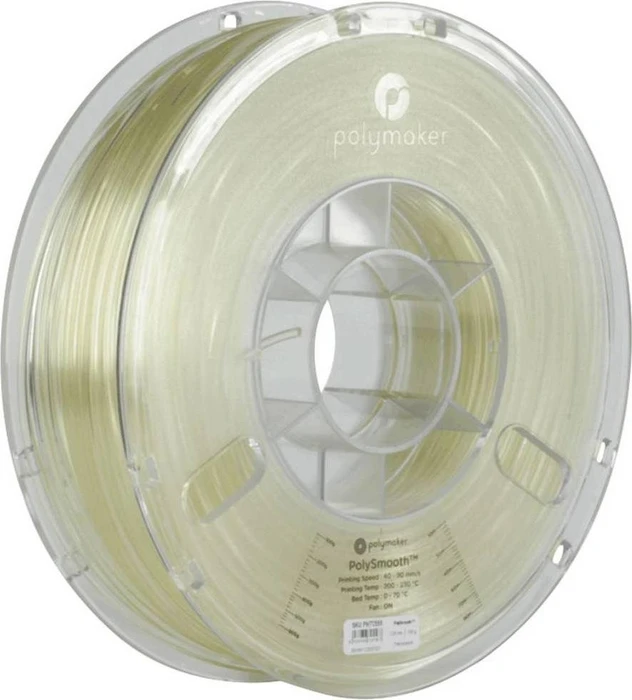 Polymaker PolySmooth PVB, transparent/farblos, Spule, 1.75mm, 750g