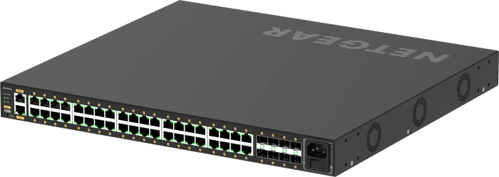 Netgear AV Line M4250 Rackmount Gigabit Managed Switch, 40x RJ-45, 8x SFP, 480W PoE+