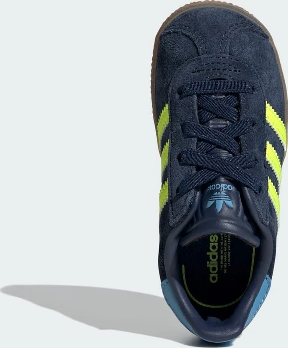 adidas Gazelle Comfort Closure Elastic Laces night indigo/solar yellow/light blue (Junior)