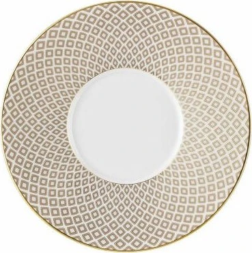 Rosenthal Francis Carreau Beige Kaffee-Untertasse 14cm