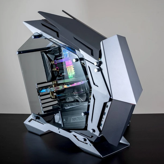 Jonsbo Mod3, grau, Glasfenster