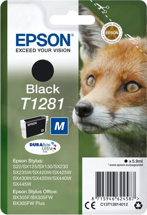 Epson Tinte T1281 schwarz