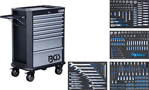 BGS technic Werkzeugwagen bestückt inkl. 296-tlg. Zubehör