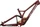Specialized Demo Race MTB Full-Suspension Rahmenset satin red sky/white (74524-70)