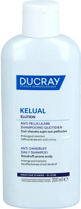Pierre Fabre Ducray Kelual Elution Anti-Schuppen Begleitpflege-Shampoo, 200ml