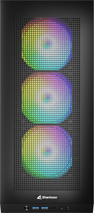 Sharkoon Rebel C20 RGB Black, Mini-ITX