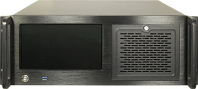 Inter-Tech IPC 4U-4460TFT, schwarz, 4HE, ATX