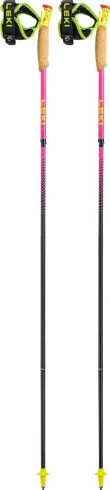 Leki Ultratrail FX.One Superlite Trekkingstöcke neonpink/neonyellow/naturalcarbon