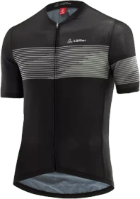 Löffler Spectro Vent Full-Zip Trikot kurzarm black/olive (Herren)