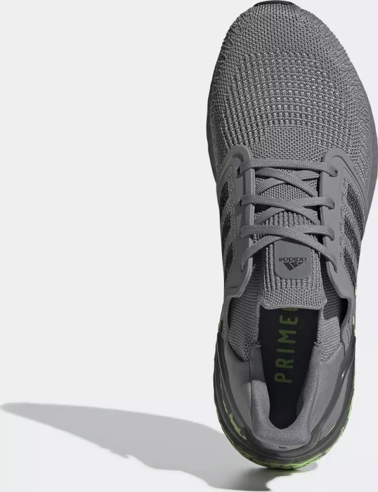 adidas Ultraboost 20 grey three/core black/signal green (Herren)