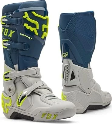 Fox Racing Instinct blau/weiß/gelb