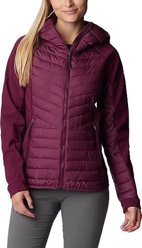 Columbia Powder Lite Hybrid Hooded Jacke marionberry (Damen)