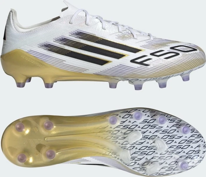 adidas F50 Elite AG cloud white/core black/gold metallic