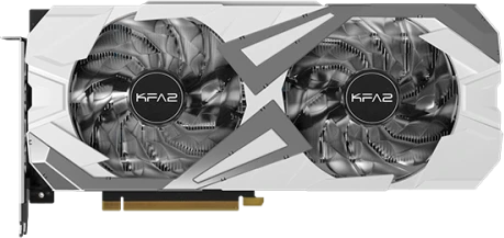 KFA2 GeForce RTX 3070 EX White (1-Click OC) LHR, 8GB GDDR6, HDMI, 3x DP