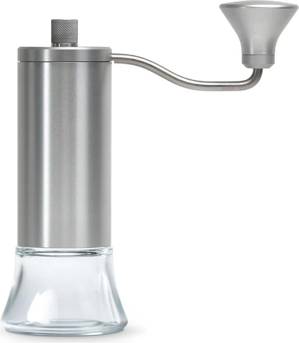 Eureka Baby manuelle Kaffeemühle eloxiert/glas