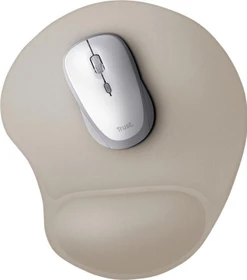 Trust BigFoot Mauspad mit Handgelenkauflage, 236x205mm, beige