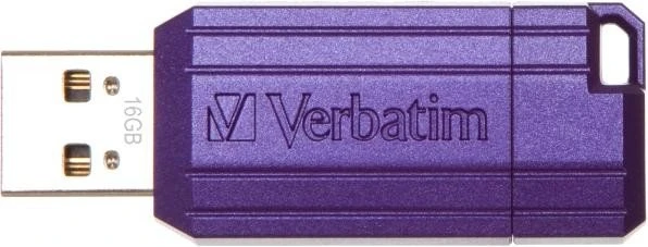 Verbatim Store 'n' Go PinStripe 16GB violett, USB-A, USB 2.0