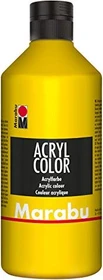 Marabu Acryl Color Acrylfarbe, gelb, 500ml