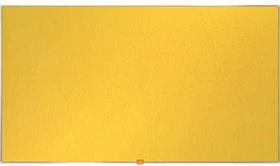 Nobo Filz-Notiztafel Widescreen 55" 55", Pinnwand, gelb, 122x69cm