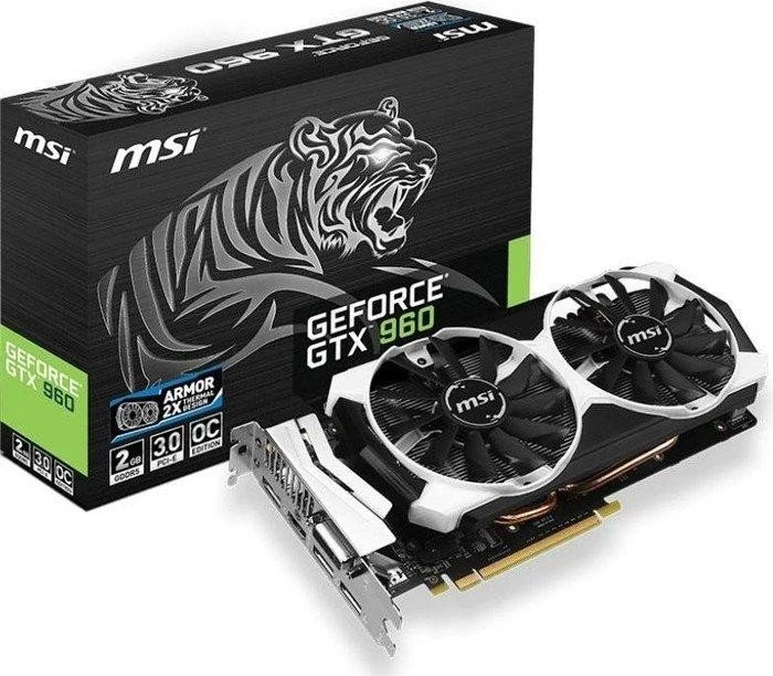 MSI GeForce GTX 960 2GD5T OC, 2GB GDDR5, DVI, HDMI, 3x DP