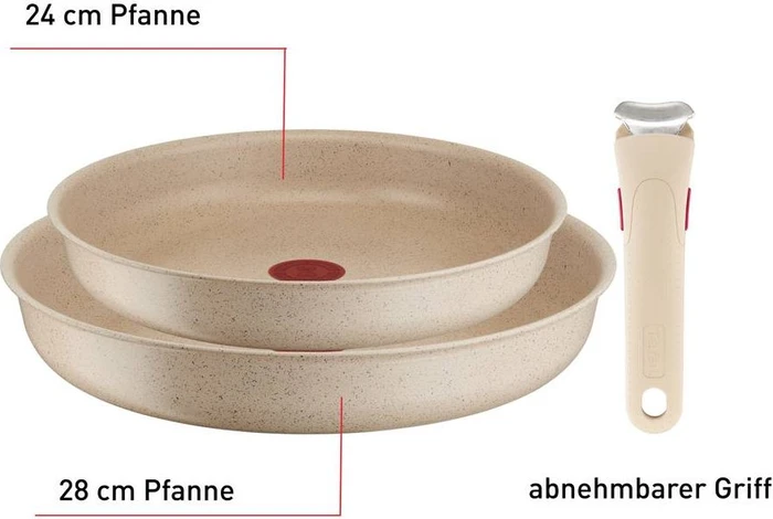 Tefal L78390 Ingenio Delight Kochgeschirr-Set, 3-tlg.
