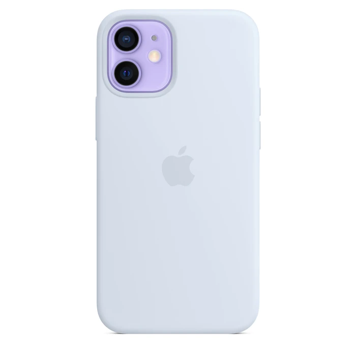Apple Silikon Case mit MagSafe für iPhone 12 Mini wolkenblau