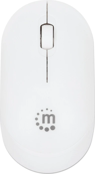 Manhattan Wireless Performance Maus III weiß, USB