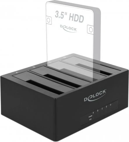DeLOCK Dockingstation SATA 6Gb/s, USB-C 3.0