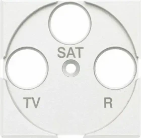 Legrand Axolute Zentralplatte TV/Fm/SAT, weiß