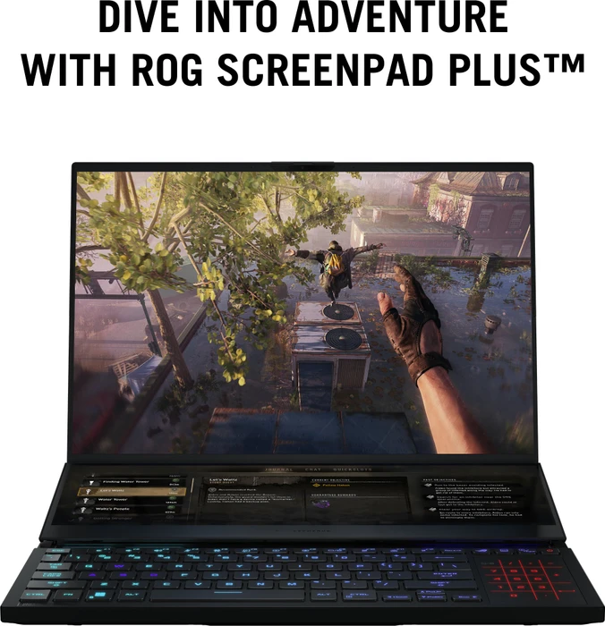 ASUS ROG Zephyrus Duo 16 GX650RM-LO032W, Ryzen 9 6980HX, 16GB RAM, 1TB SSD, GeForce RTX 3060, DE