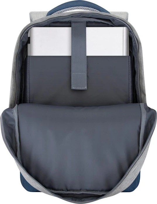 RivaCase 7562 Prater anti-theft Laptop Rucksack 15.6", grau/dunkelblau