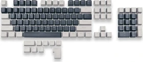 Mountain Mineral Keycap Set, Kunststoff (PBT) Double-Shot, weiß/schwarz, 113 Tasten (104+9), ANSI-US