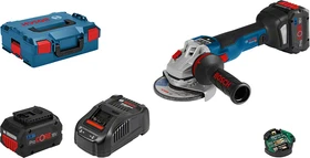Bosch Professional GWS 18V-10 SC Akku-Winkelschleifer inkl. L-Boxx + 2 Akkus 6.0/8.0Ah
